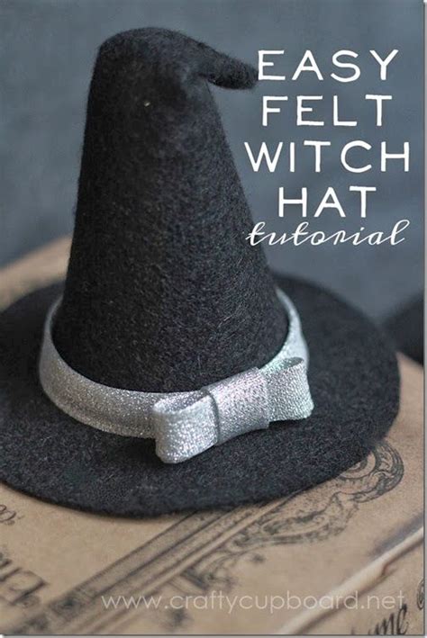 Diy felt witch hat instructions